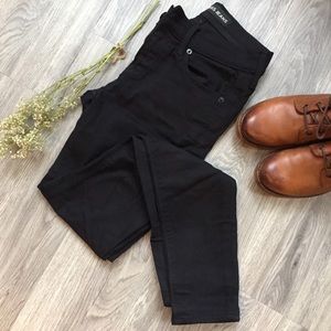 Express Mid-rise Black Skinny Jeans